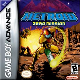Box cover for Metroid: Zero Mission on the Nintendo Game Boy Advance.