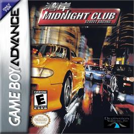 Box cover for Midnight Club - Street Racing on the Nintendo Game Boy Advance.
