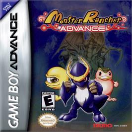 Box cover for Monster Rancher Advance on the Nintendo Game Boy Advance.