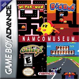 Box cover for Namco Museum on the Nintendo Game Boy Advance.