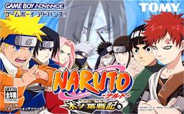 Box cover for Naruto Konoha Senki on the Nintendo Game Boy Advance.