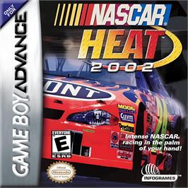 Box cover for Nascar Heat 2002 on the Nintendo Game Boy Advance.