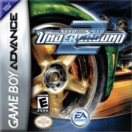 Box cover for Need for Speed Underground 2 on the Nintendo Game Boy Advance.