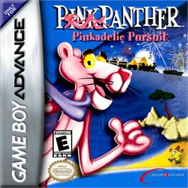 Box cover for Pink Panther: Pinkadelic Pursuit on the Nintendo Game Boy Advance.