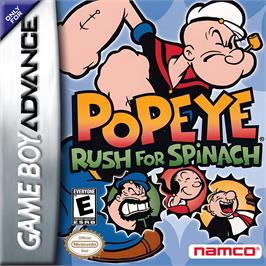 Box cover for Popeye - Rush For Spinach on the Nintendo Game Boy Advance.