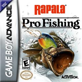 Box cover for Rapala Pro Fishing on the Nintendo Game Boy Advance.