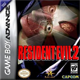 Box cover for Resident Evil 2 on the Nintendo Game Boy Advance.