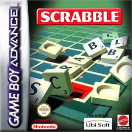 Box cover for Scrabble on the Nintendo Game Boy Advance.
