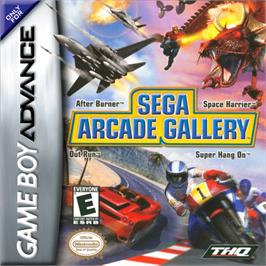 Box cover for Sega Arcade Gallery on the Nintendo Game Boy Advance.