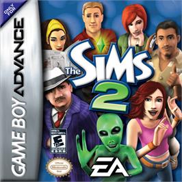 Box cover for Sims 2 on the Nintendo Game Boy Advance.