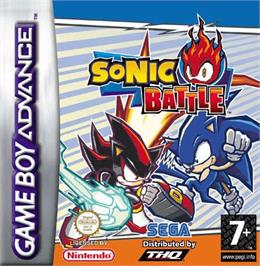 Box cover for Sonic Battle on the Nintendo Game Boy Advance.