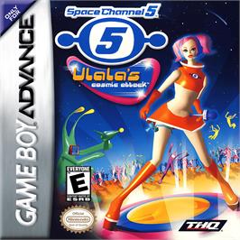 Box cover for Space Channel 5 - Ulala's Cosmic Attack on the Nintendo Game Boy Advance.