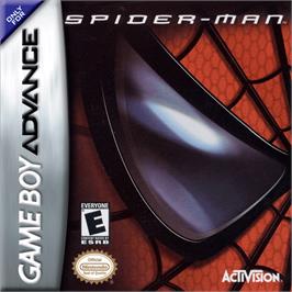 Box cover for Spider-Man: Mysterio's Menace on the Nintendo Game Boy Advance.