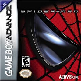 Box cover for Spider-man on the Nintendo Game Boy Advance.