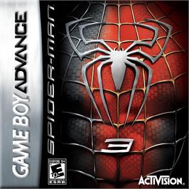Box cover for Spider-man 3 on the Nintendo Game Boy Advance.