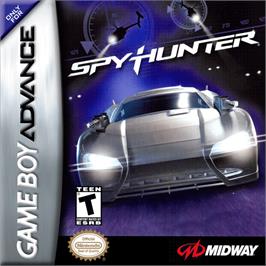 Box cover for Spy Hunter on the Nintendo Game Boy Advance.