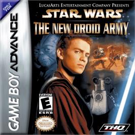 Box cover for Star Wars: The New Droid Army on the Nintendo Game Boy Advance.