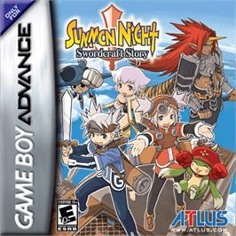 Box cover for Summon Night: Swordcraft Story on the Nintendo Game Boy Advance.