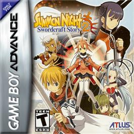 Box cover for Summon Night: Swordcraft Story 2 on the Nintendo Game Boy Advance.
