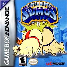 Box cover for Super Duper Sumos on the Nintendo Game Boy Advance.