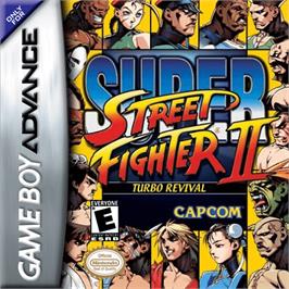 Box cover for Super Street Fighter II: Turbo Revival on the Nintendo Game Boy Advance.