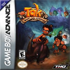 Box cover for Tak - The Great Juju Challenge on the Nintendo Game Boy Advance.