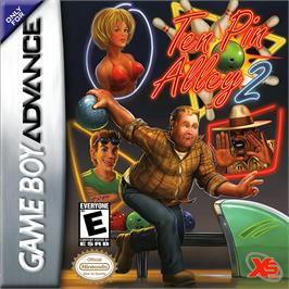 Box cover for Ten Pin Alley 2 on the Nintendo Game Boy Advance.