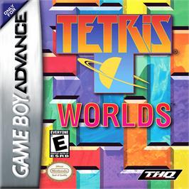 Box cover for Tetris Worlds on the Nintendo Game Boy Advance.