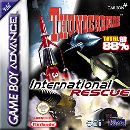 Box cover for Thunderbirds - International Rescue on the Nintendo Game Boy Advance.