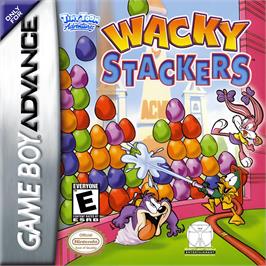 Box cover for Tiny Toon Adventures - Wacky Stackers on the Nintendo Game Boy Advance.