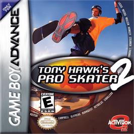 Box cover for Tony Hawk's Pro Skater 2 on the Nintendo Game Boy Advance.