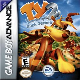 Box cover for Ty The Tasmanian Tiger 2 - Bush Rescue on the Nintendo Game Boy Advance.