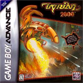 Box cover for Tyrian 2000 on the Nintendo Game Boy Advance.