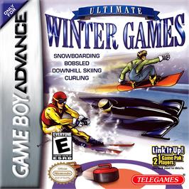Box cover for Ultimate Winter Games on the Nintendo Game Boy Advance.