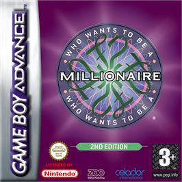 Box cover for Who Wants To Be A Millionaire - 2nd Edition on the Nintendo Game Boy Advance.