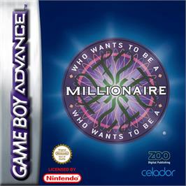 Box cover for Who Wants to Be a Millionaire on the Nintendo Game Boy Advance.