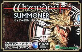 Box cover for Wizardry Summoner on the Nintendo Game Boy Advance.