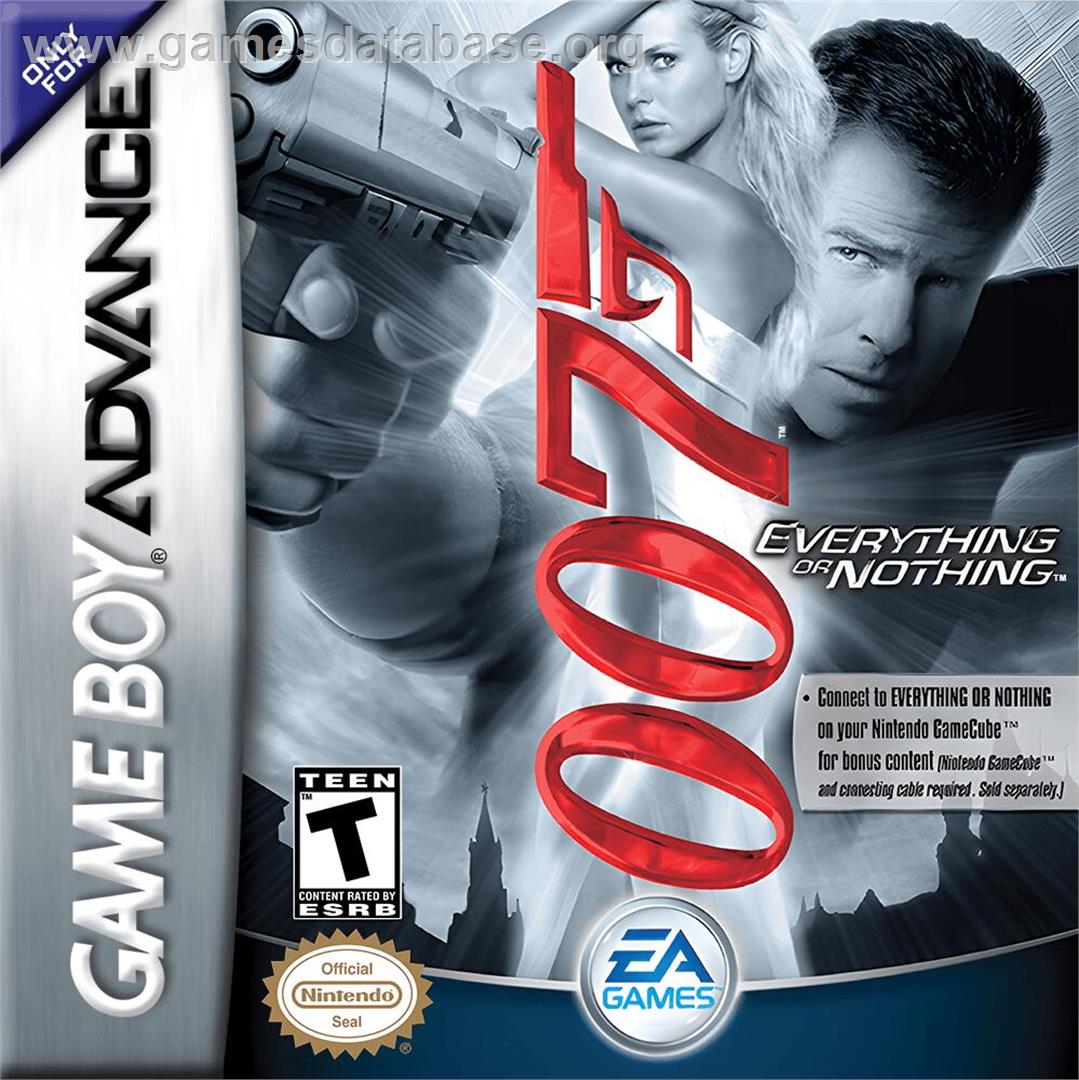 007 - Everything Or Nothing - Nintendo Game Boy Advance - Artwork - Box