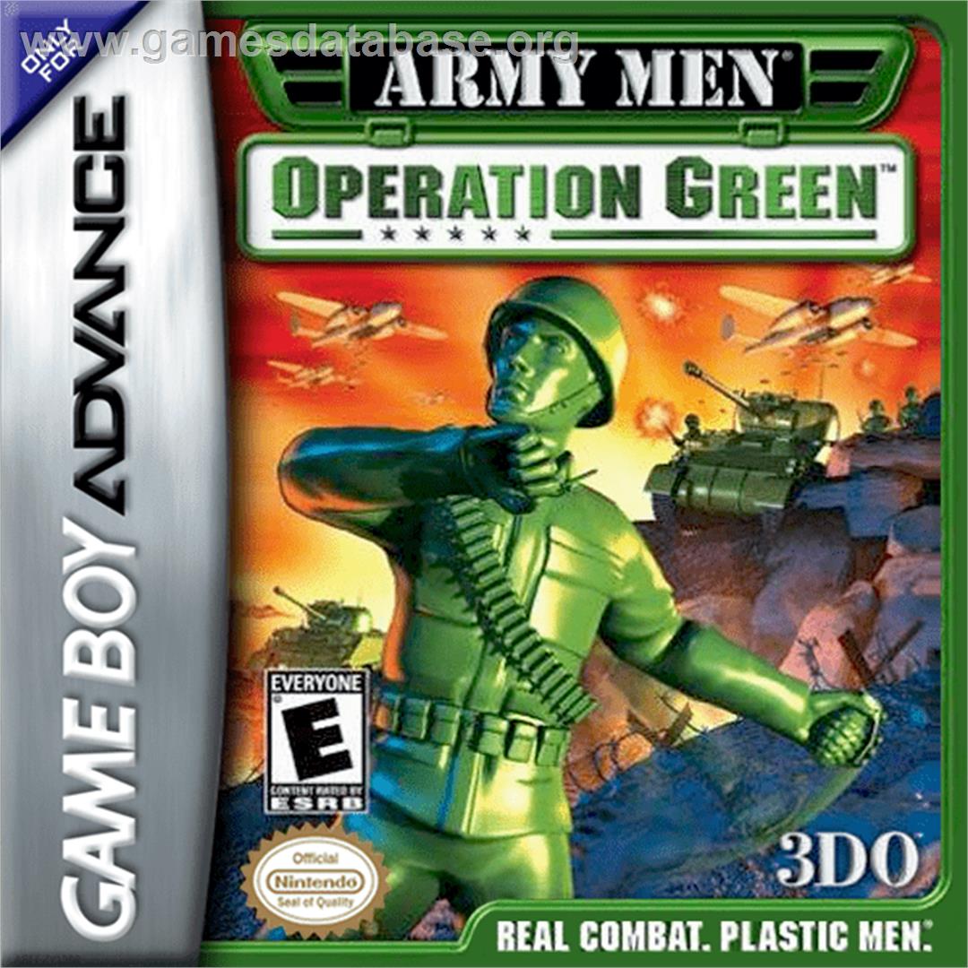 Army Men: Operation Green - Nintendo Game Boy Advance - Artwork - Box