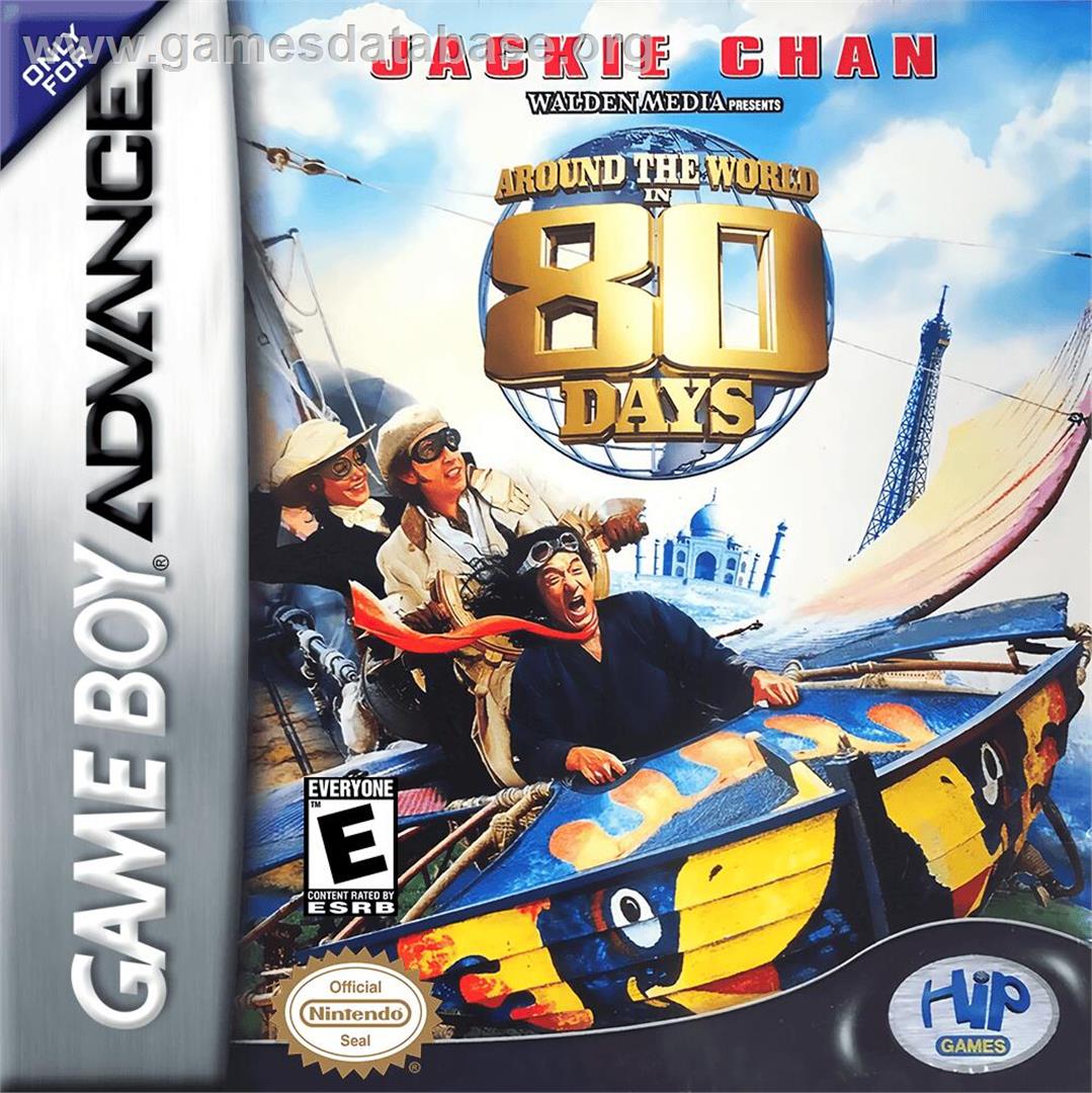 Around the World in 80 Days - Nintendo Game Boy Advance - Artwork - Box