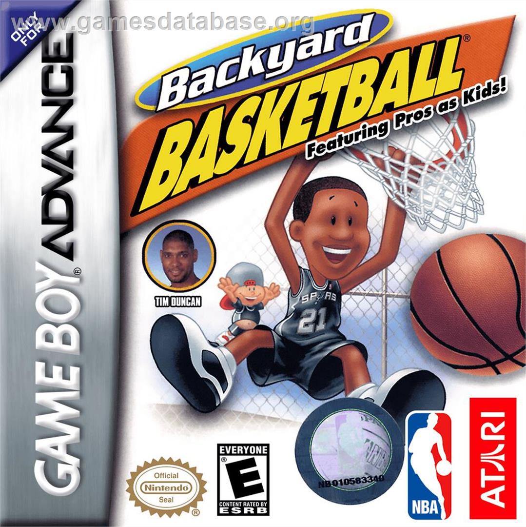 Backyard Basketball - Nintendo Game Boy Advance - Artwork - Box