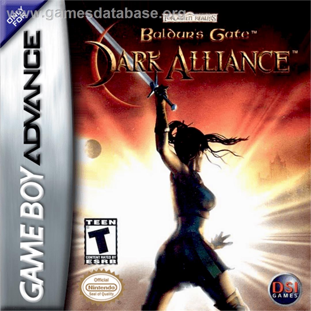 Baldur's Gate: Dark Alliance - Nintendo Game Boy Advance - Artwork - Box