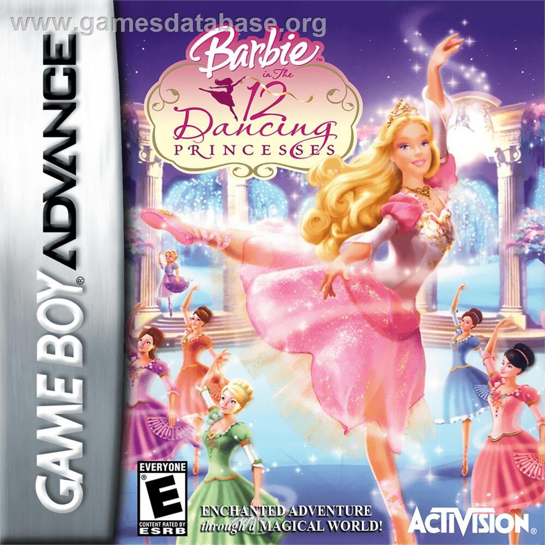 Barbie in The 12 Dancing Princesses - Nintendo Game Boy Advance - Artwork - Box