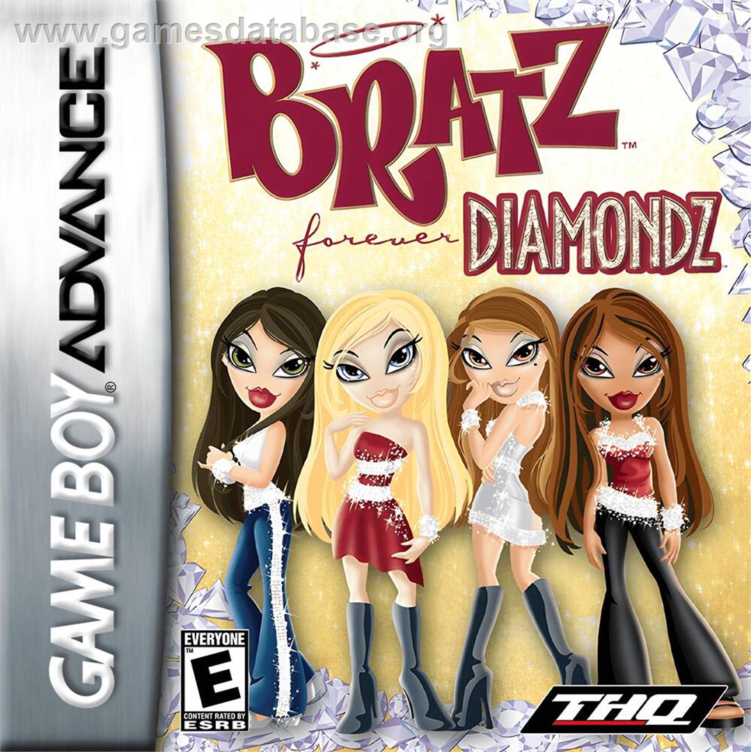 Bratz - Forever Diamondz - Nintendo Game Boy Advance - Artwork - Box