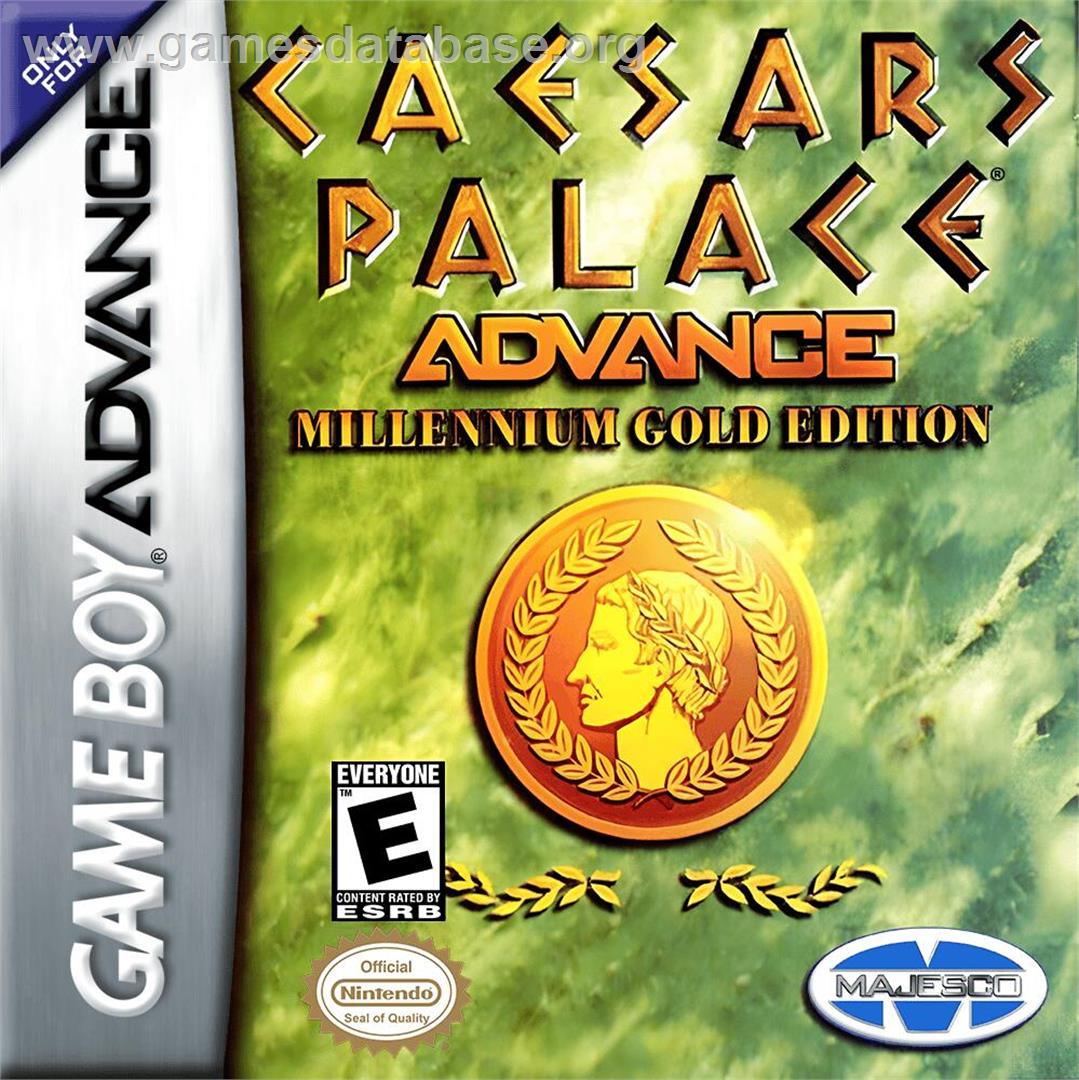 Caesars Palace Advance - Millennium Gold Edition - Nintendo Game Boy Advance - Artwork - Box