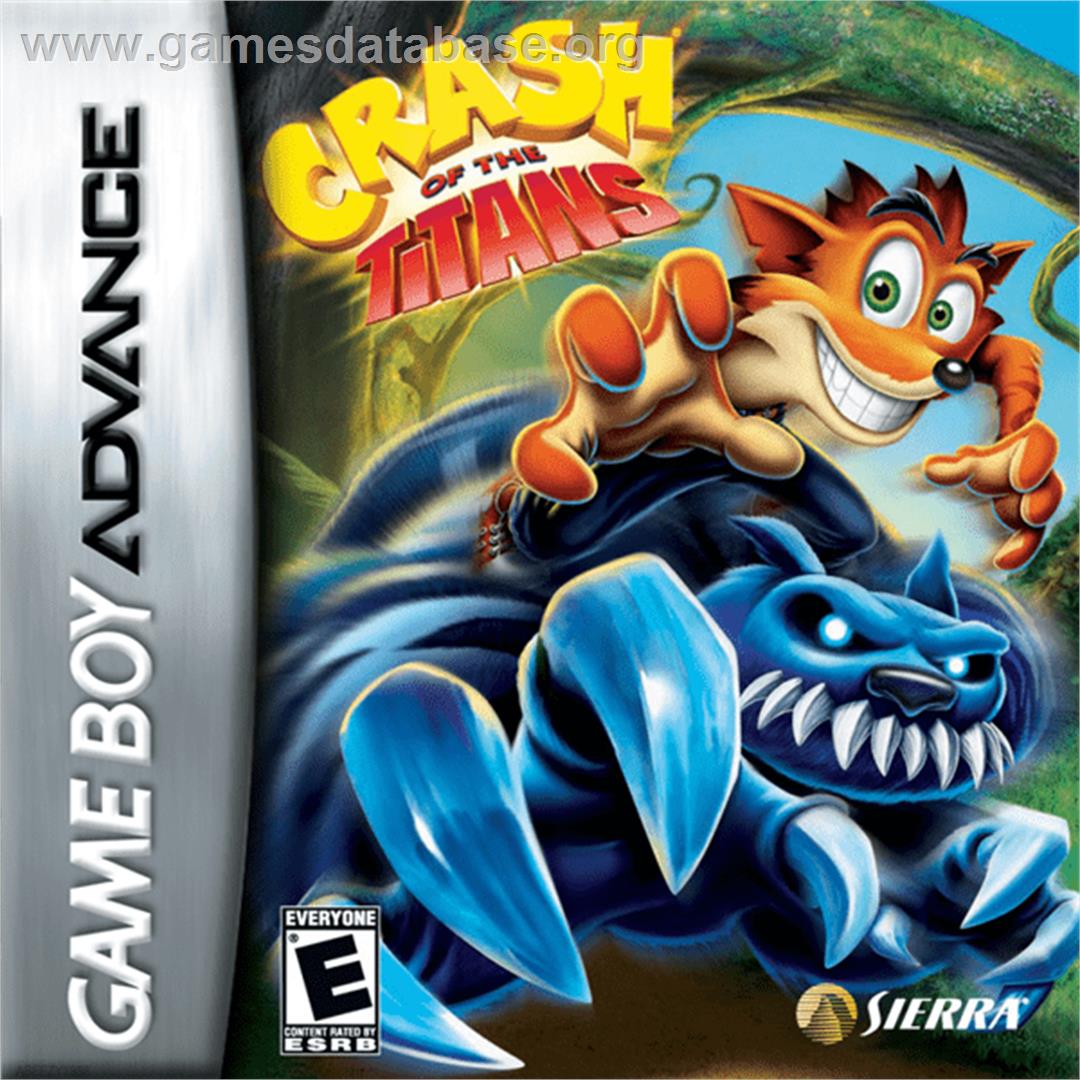 Crash of the Titans - Nintendo Game Boy Advance - Artwork - Box