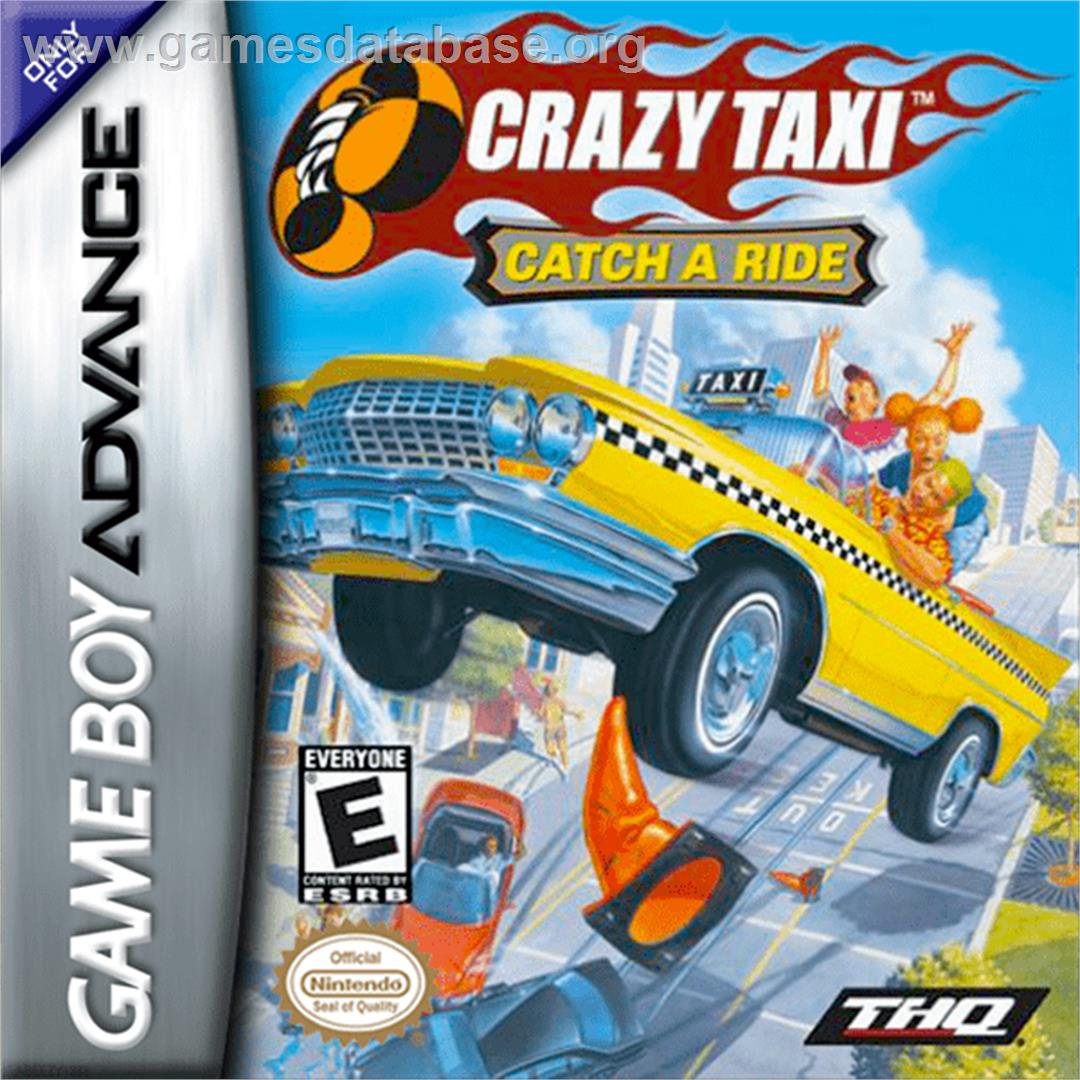Crazy Taxi: Catch a Ride - Nintendo Game Boy Advance - Artwork - Box