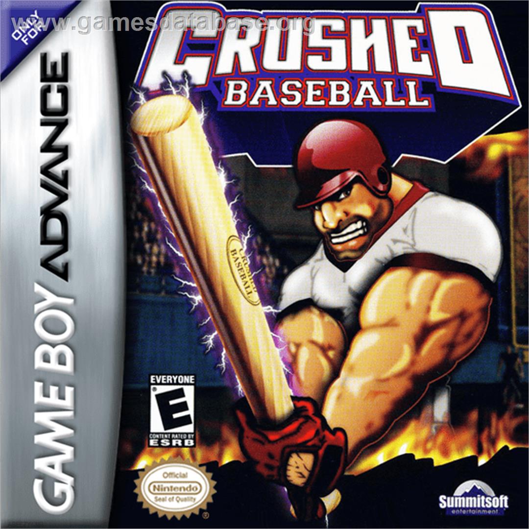 Crushed Baseball - Nintendo Game Boy Advance - Artwork - Box