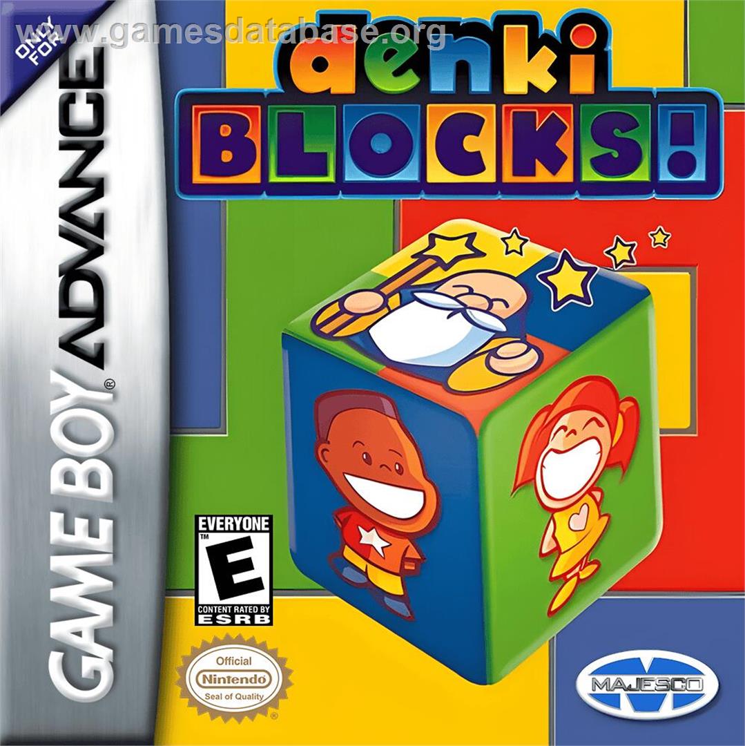 Denki Blocks! - Nintendo Game Boy Advance - Artwork - Box