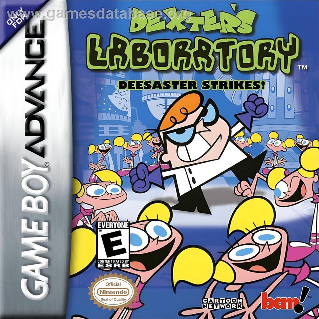 Dexter's Laboratory - Deesaster Strikes ! - Nintendo Game Boy Advance - Artwork - Box